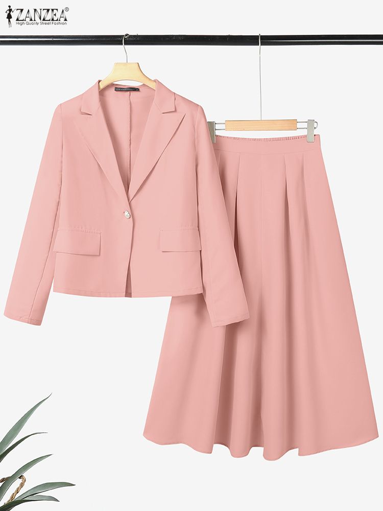 Blazer Women Oversized - ZANZEA Conjuntos de Primavera para Mujer