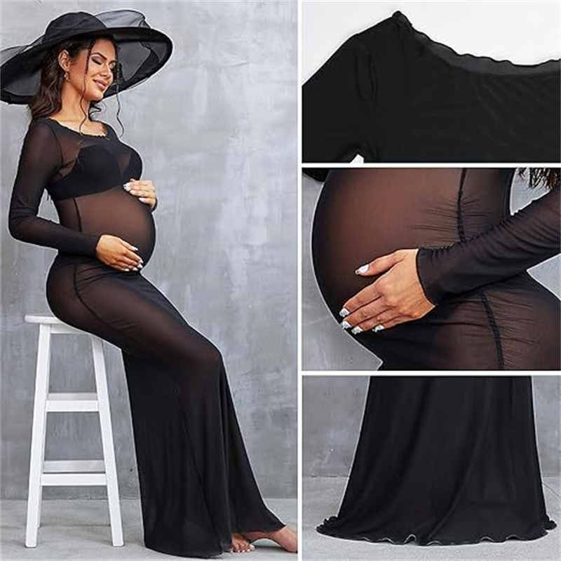 Women Fashion Photoshoot - Vestido de Maternidad 2026, Ropa de
