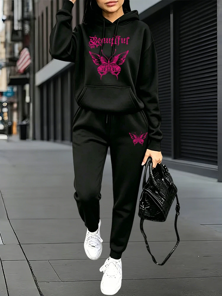 Women'S Fashion Middle Ages - Conjuntos Deportivos Casuales de Otoño Invierno,