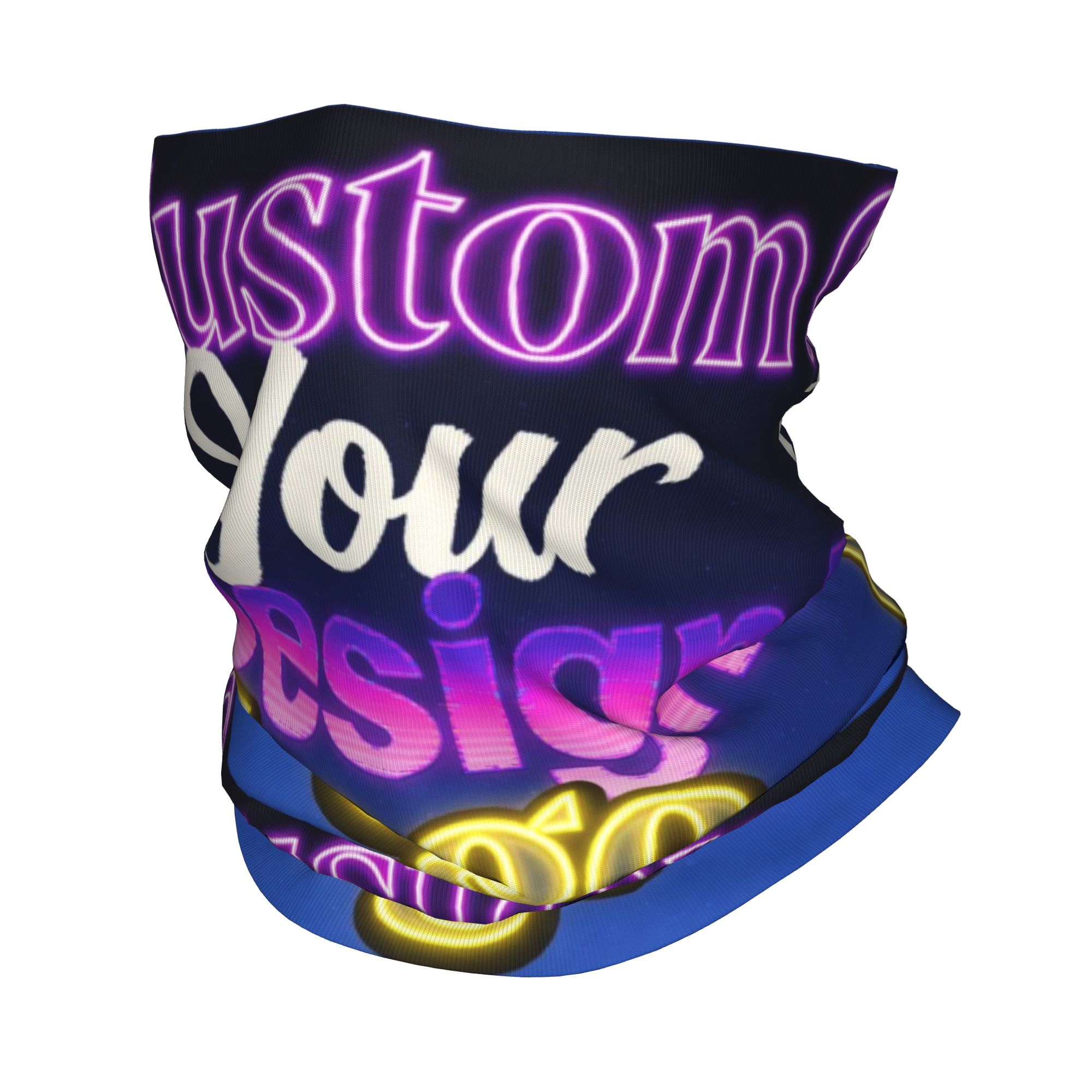 Women Fashion Logo - Pañuelo Tubular Personalizado con Logotipo, Diseño
