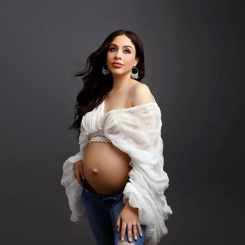 Women Fashion Photoshoot - Accesorios de fotografía de maternidad Tops