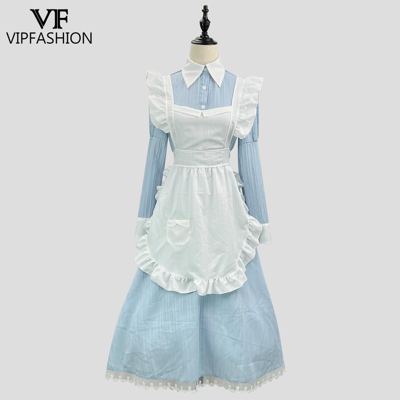 Women Fashion Japan - VIP FASHION-vestido victoriano de sirvienta, disfraz