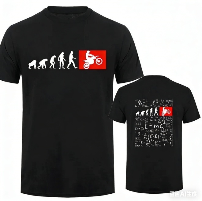Women Fashion Evolution - Camiseta con diseño Fun Evolution para