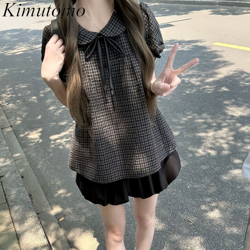 Women'S Y2K Fashion Aesthetic - Camisas Kimutomo para mujer, blusa de