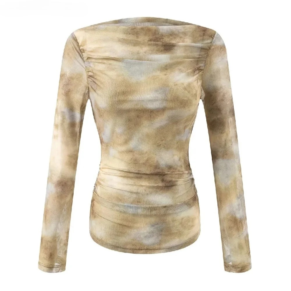 Women'S Fashion For 2025 - Camiseta Sexy con Estampado Tie-Dye y