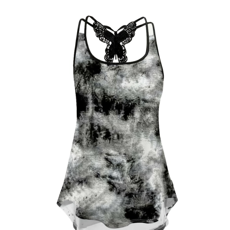 Women'S Fashion Vest Tops - Camisetas sin mangas con estampado de