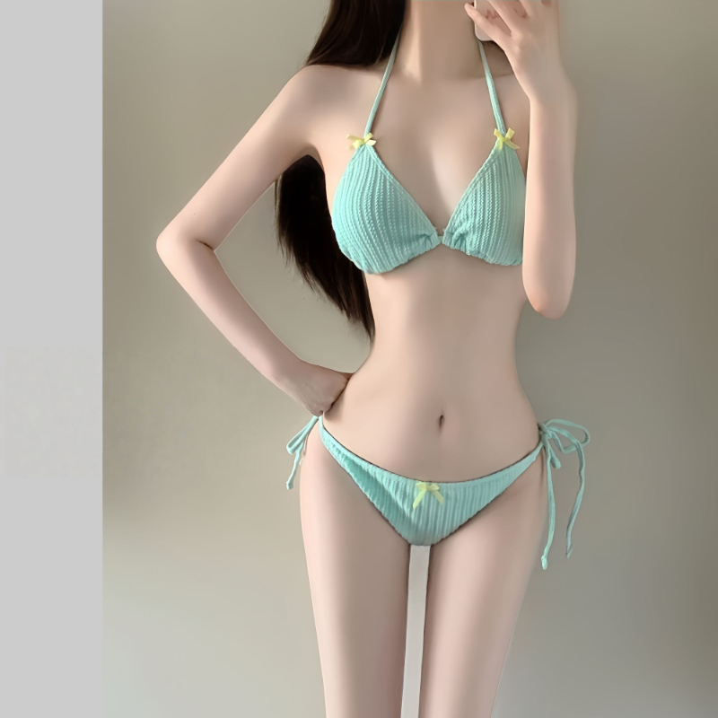 Women'S Fashion Middle Ages - Conjunto de bikini de manga larga