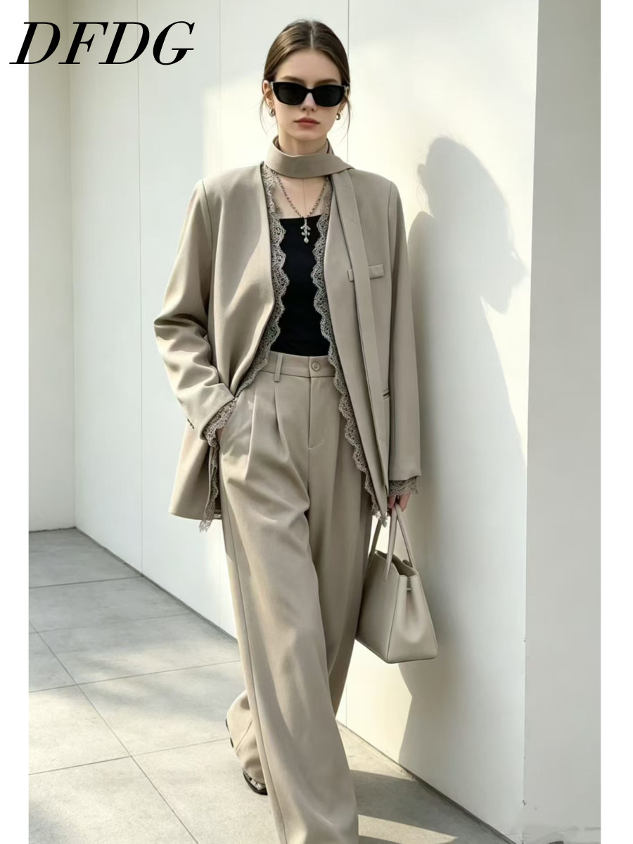 Blazer Women Oversized - Conjunto de Dos Piezas DFDG para