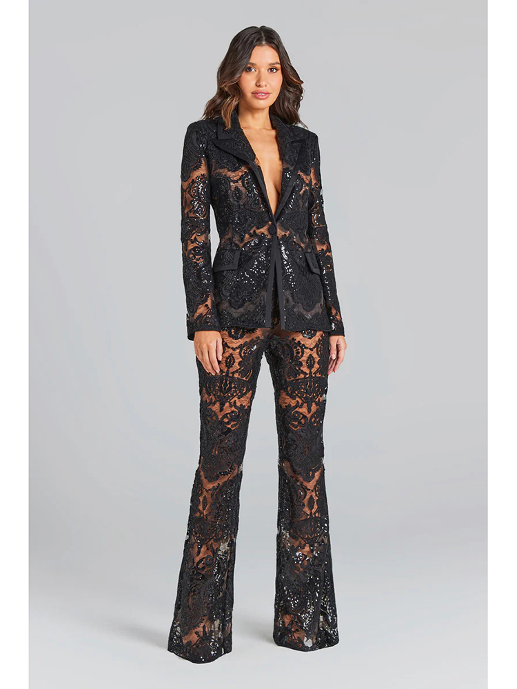 Blazer Women Oversized - Conjunto de Traje de Diseñador HIGH