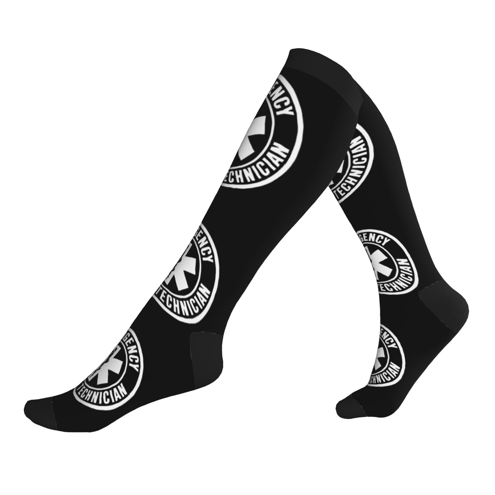 Women Fashion Logo - Calcetines de vestir con logotipo de