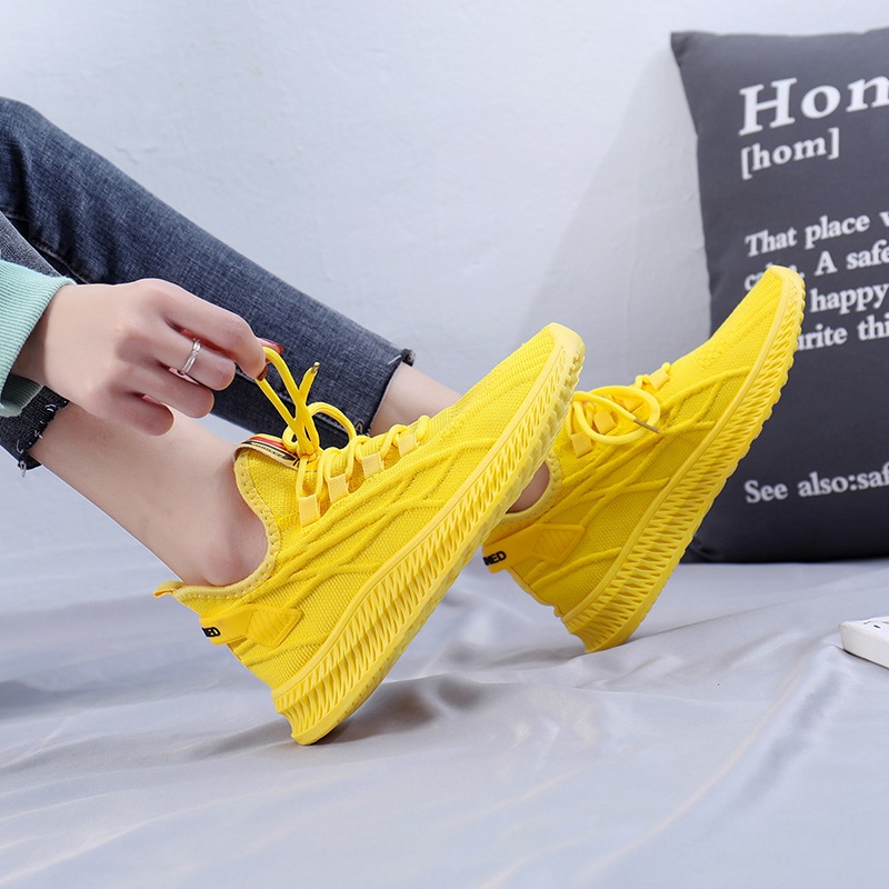 Women'S Yellow Fashion Sneakers - Zapatillas de moda para mujer 2026,