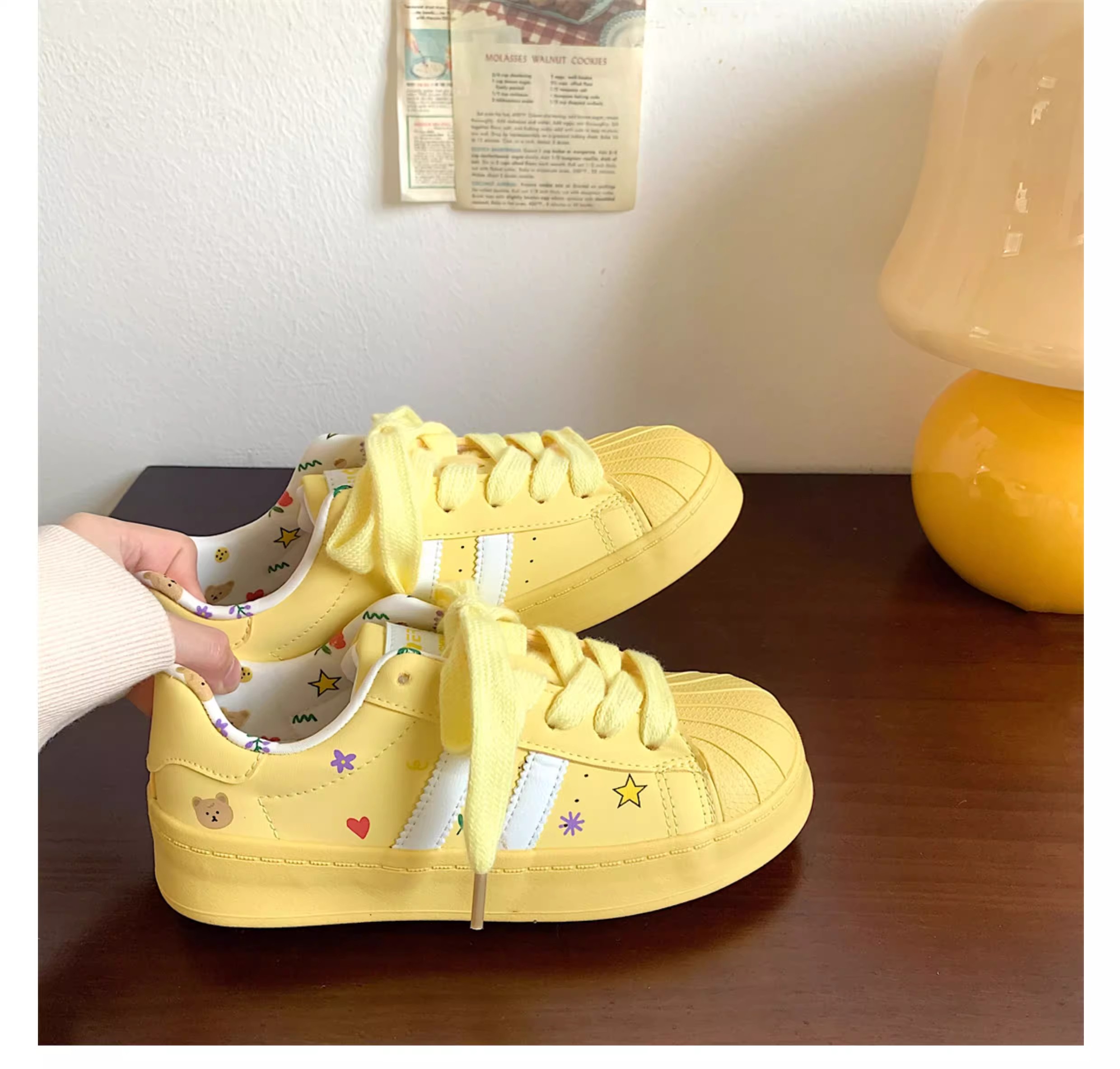 Zapatos deportivos para niños, - Women'S Yellow Fashion Sneakers reseña y precio