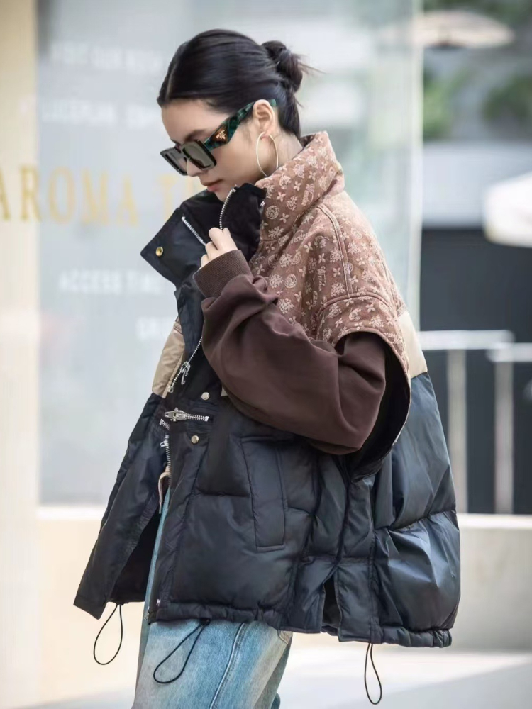 Chaqueta de plumón Retro a la  - Puffer Vest Fashion Women reseña y precio