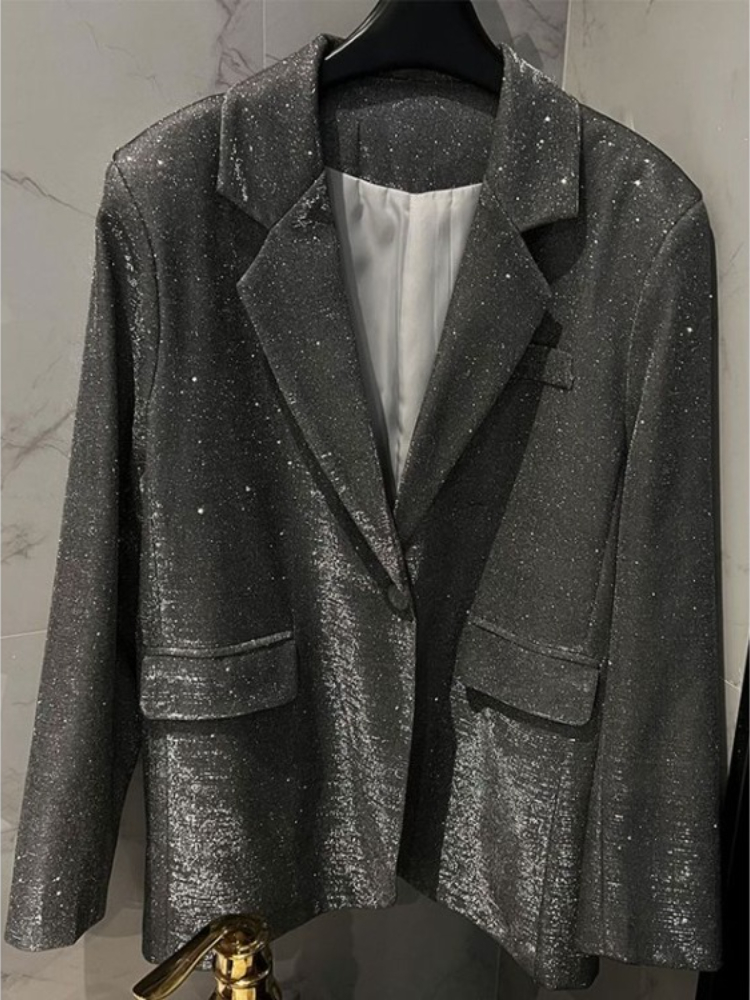 Chaquetas coreanas de gran tam - Blazer Women Oversized reseña y precio