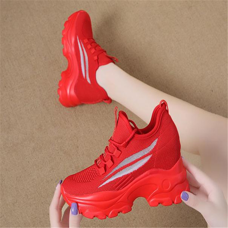 Zapatillas de deporte con plat - Women'S Yellow Fashion Sneakers reseña y precio