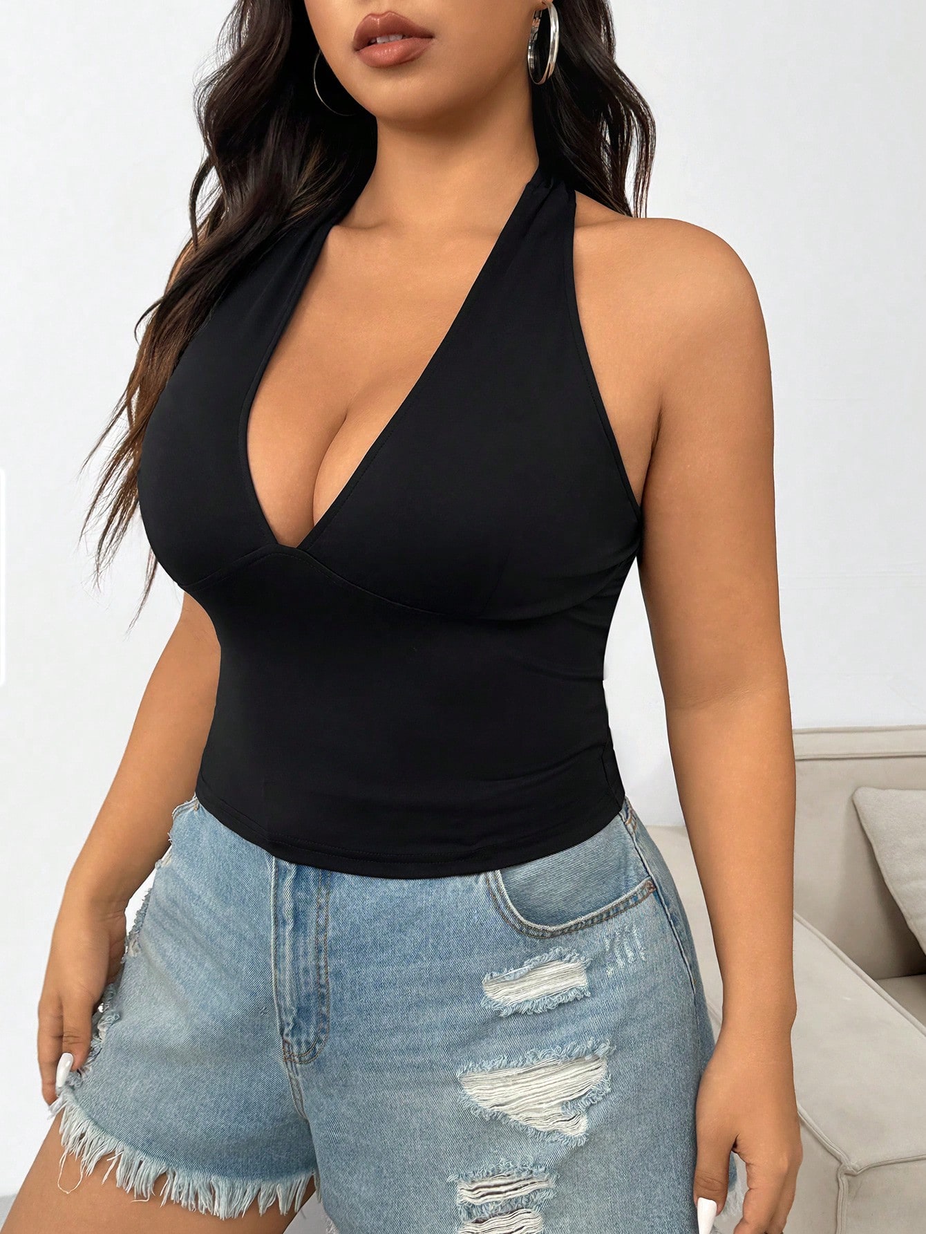 Nueva Moda, Color Sólido, Tall - Women'S Fashion Vest Tops reseña y precio