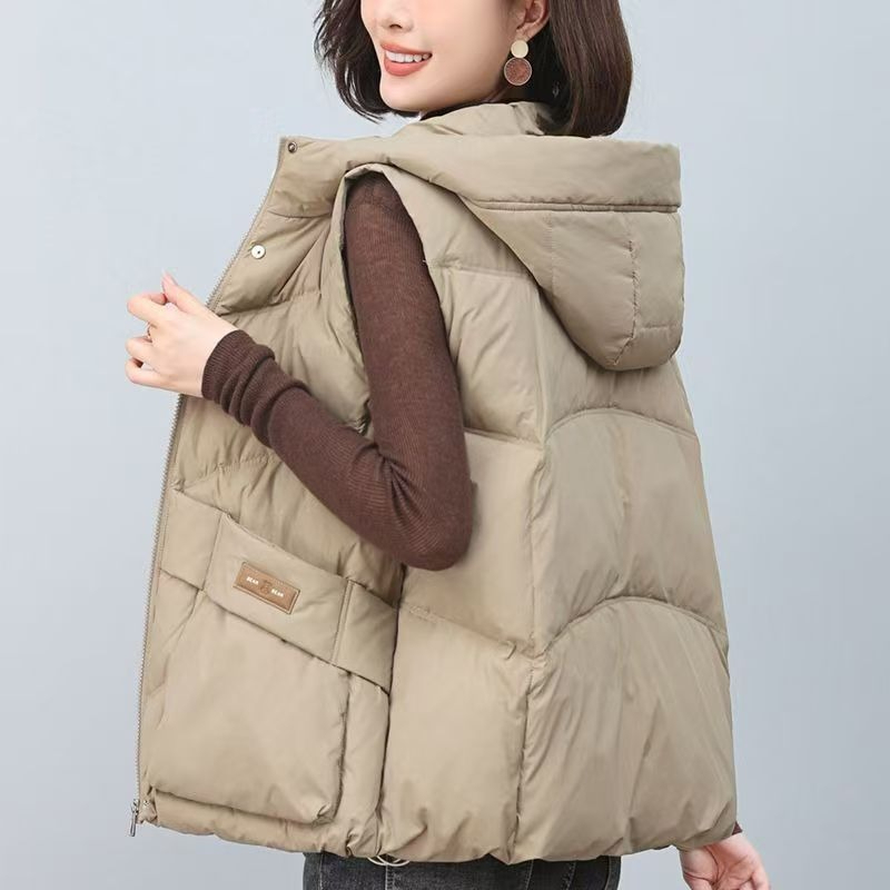 Chaleco acolchado de gran tama - Puffer Vest Fashion Women reseña y precio