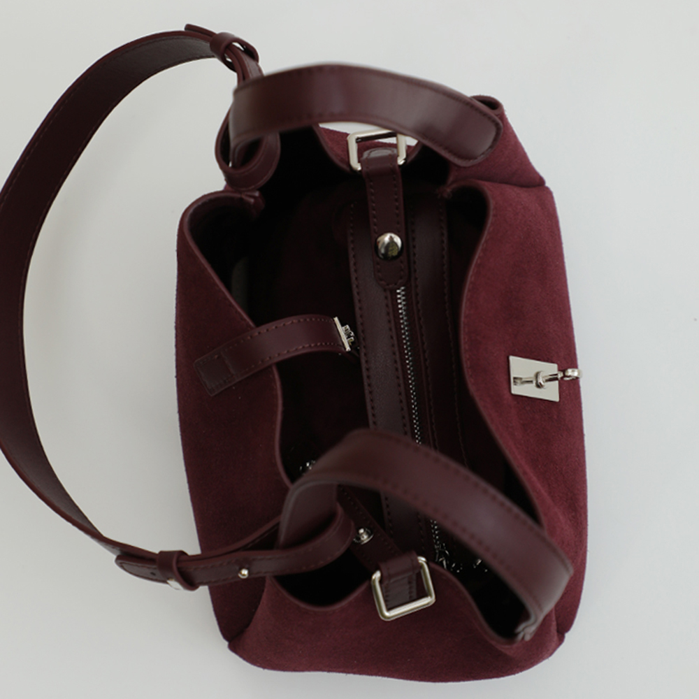 Bolso tipo cubo de piel de ant - Women Fashion Uae reseña y precio
