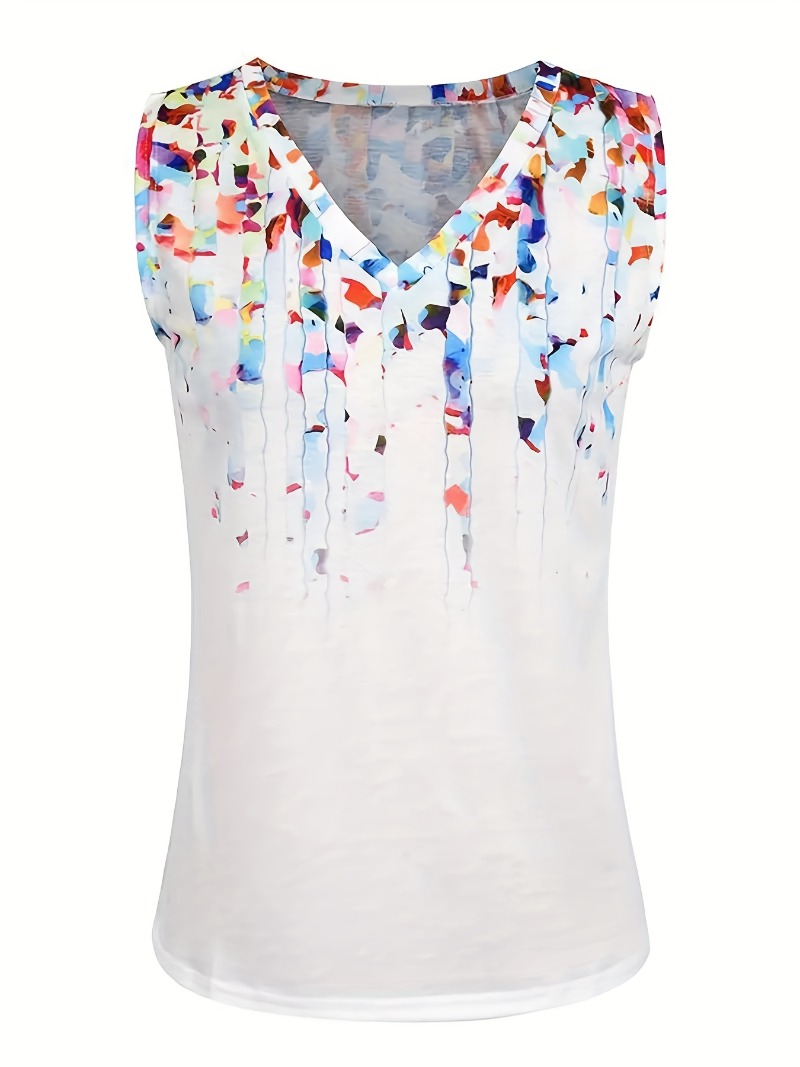 Top con estampado de flores y  - Women'S Fashion Vest Tops reseña y precio