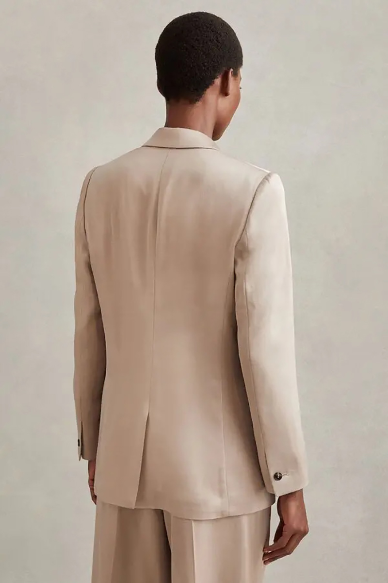 Conjunto de Traje de Seda Sati - Blazer Women Oversized reseña y precio