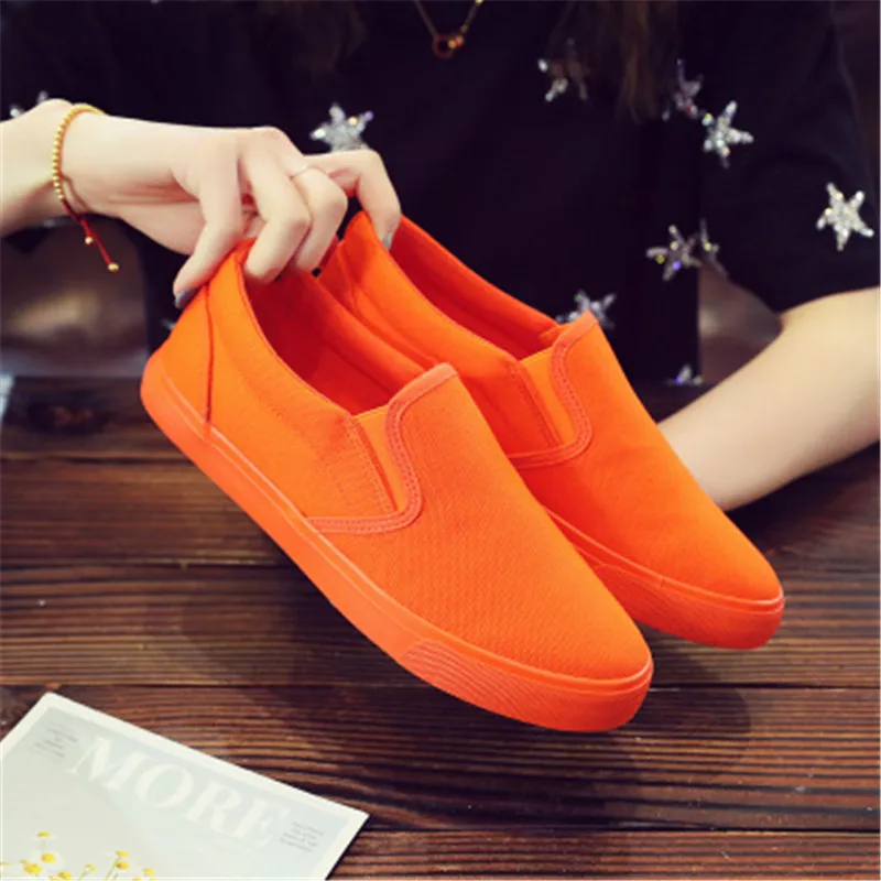Zapatos informales de lona tra - Women'S Yellow Fashion Sneakers reseña y precio
