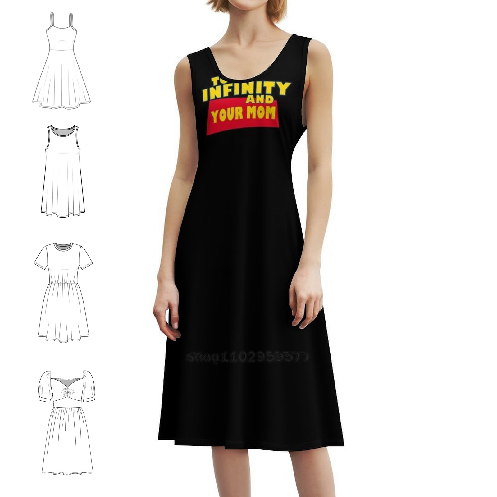 To Infinity y tu mamá vestido  - Smocked Dress Women reseña y precio