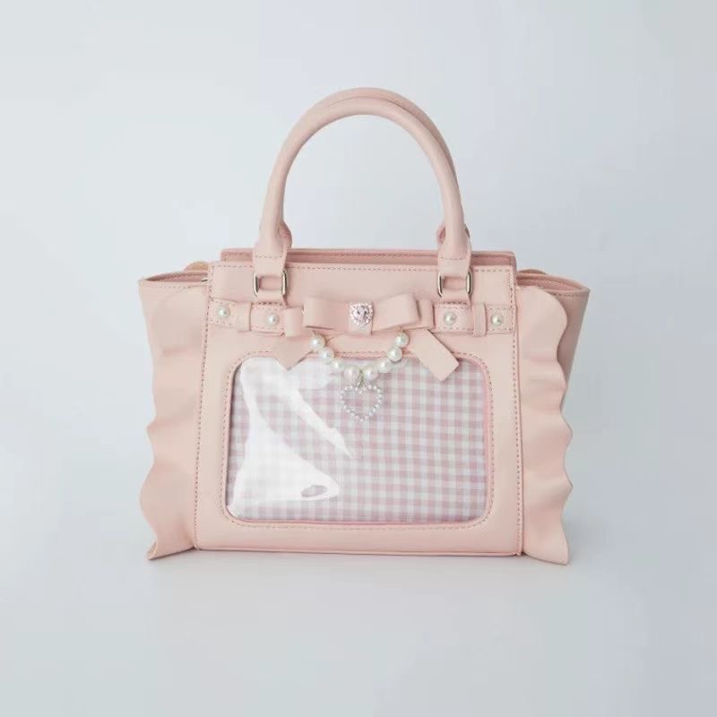 Bolso de mano grande de moda p - Women Fashion Japan reseña y precio