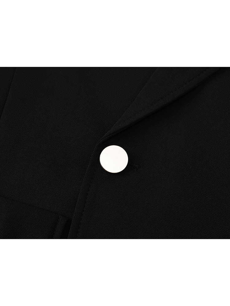Mujer negro gótico Emo otoño B - Blazer Women Oversized reseña y precio