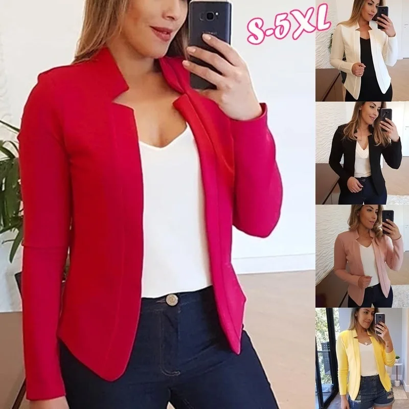 Blazers negros finos para muje - Blazer Women Oversized reseña y precio