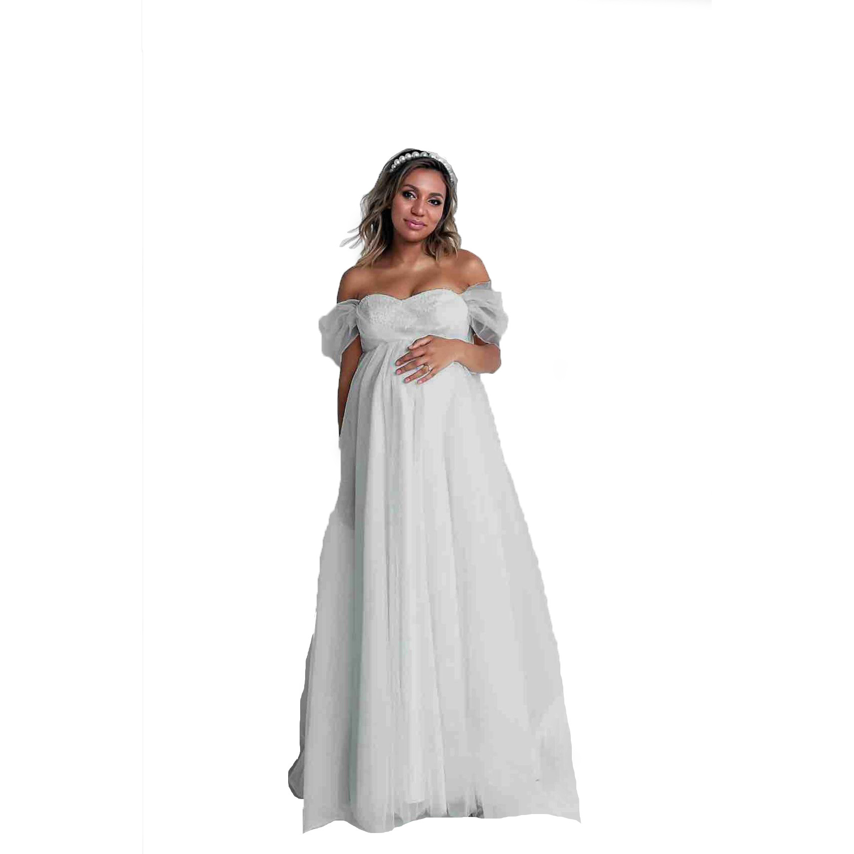 Vestido de maternidad sin tira - Women Fashion Photoshoot reseña y precio
