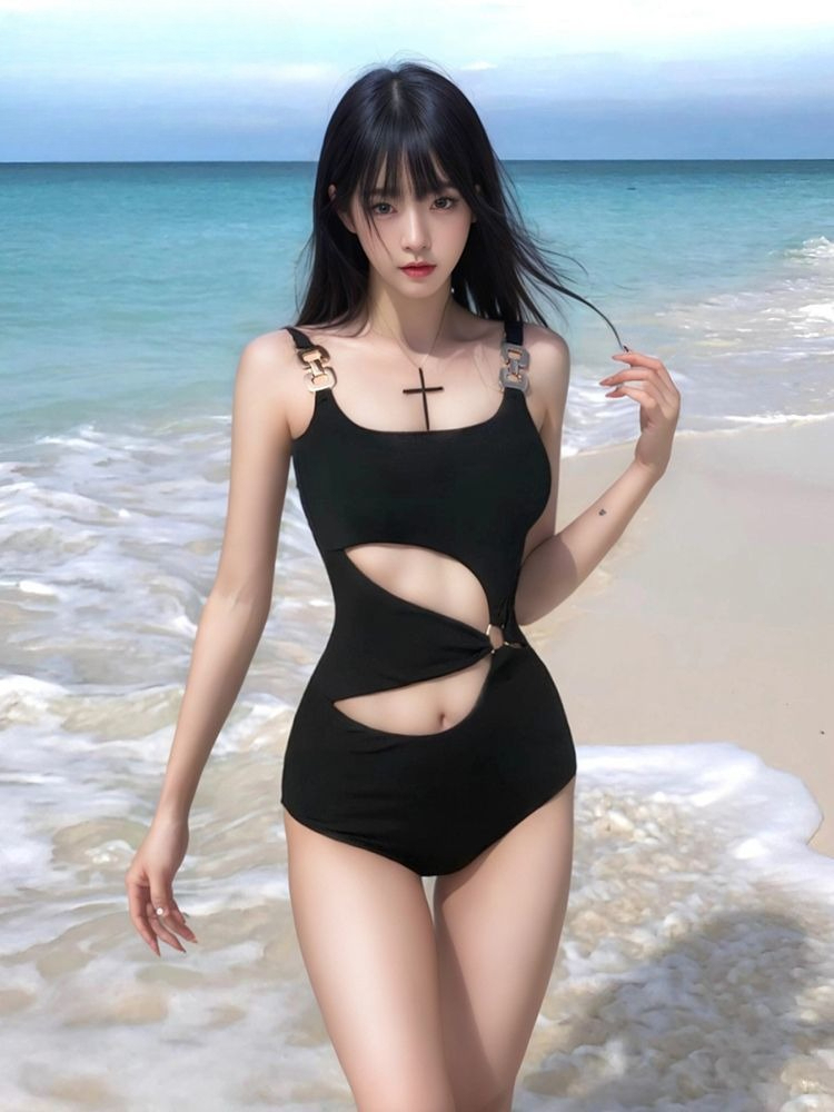 Monokini Sexy con Recortes par - Women'S Fashion Middle Ages reseña y precio