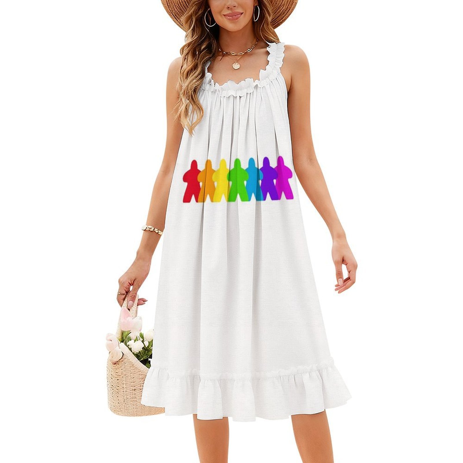Todos los colores de la Meeple - Smocked Dress Women reseña y precio