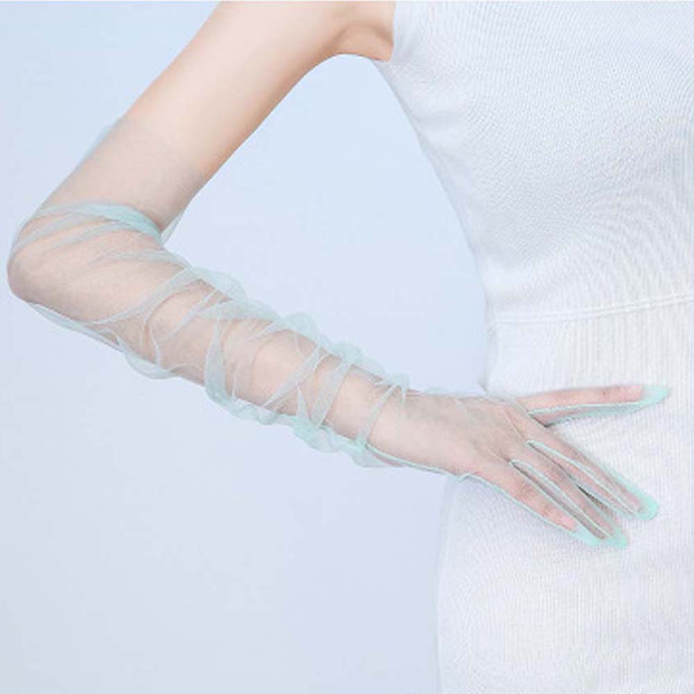 Guantes de tul transparente ul - Women Fashion Photoshoot reseña y precio