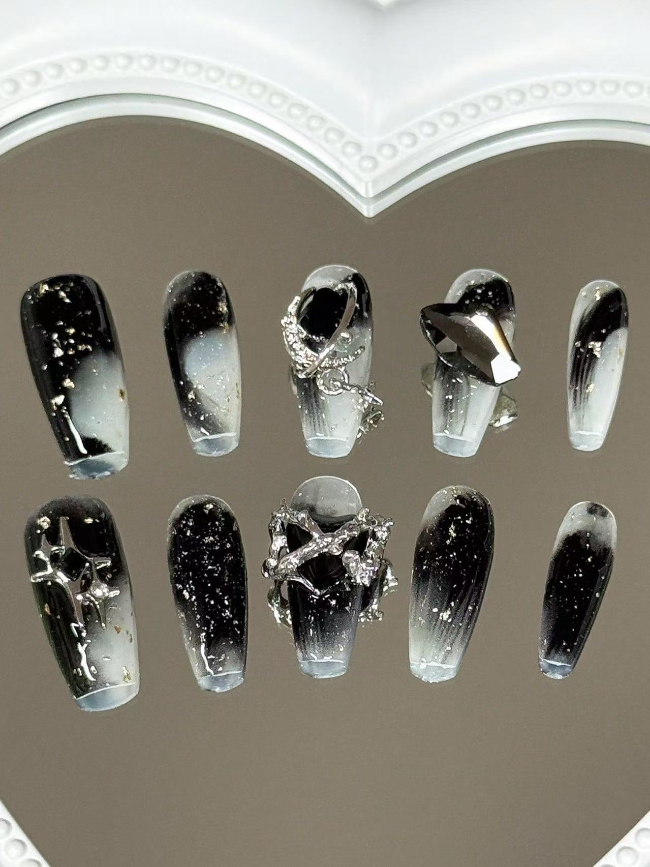 10 piezas de uñas largas trape - Women Fashion Photoshoot reseña y precio