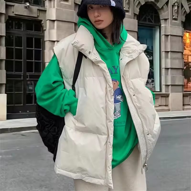 2025 nuevo chaleco coreano de  - Puffer Vest Fashion Women reseña y precio