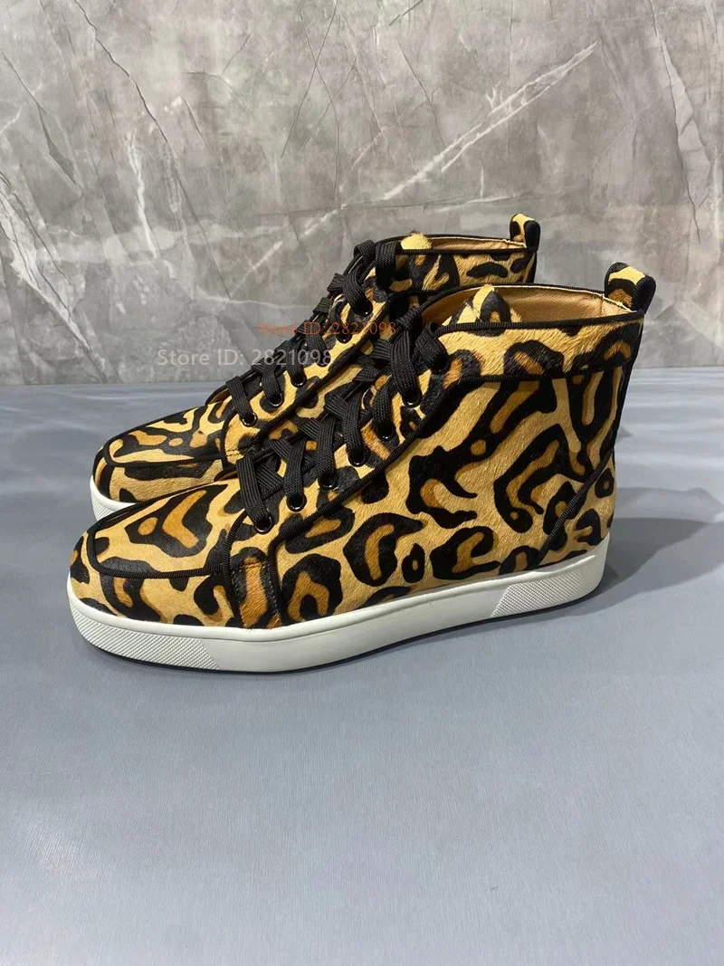 Zapatillas altas con estampado - Women'S Yellow Fashion Sneakers reseña y precio