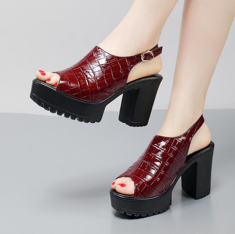 Sandalias Elegantes de Tacón A - Women Fashion Model reseña y precio