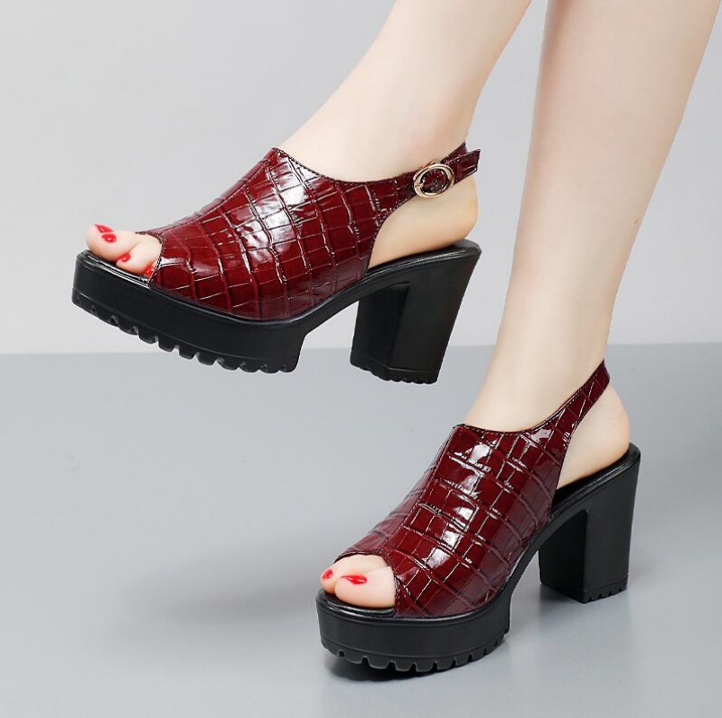 Sandalias Elegantes de Tacón A - Women Fashion Model reseña y precio