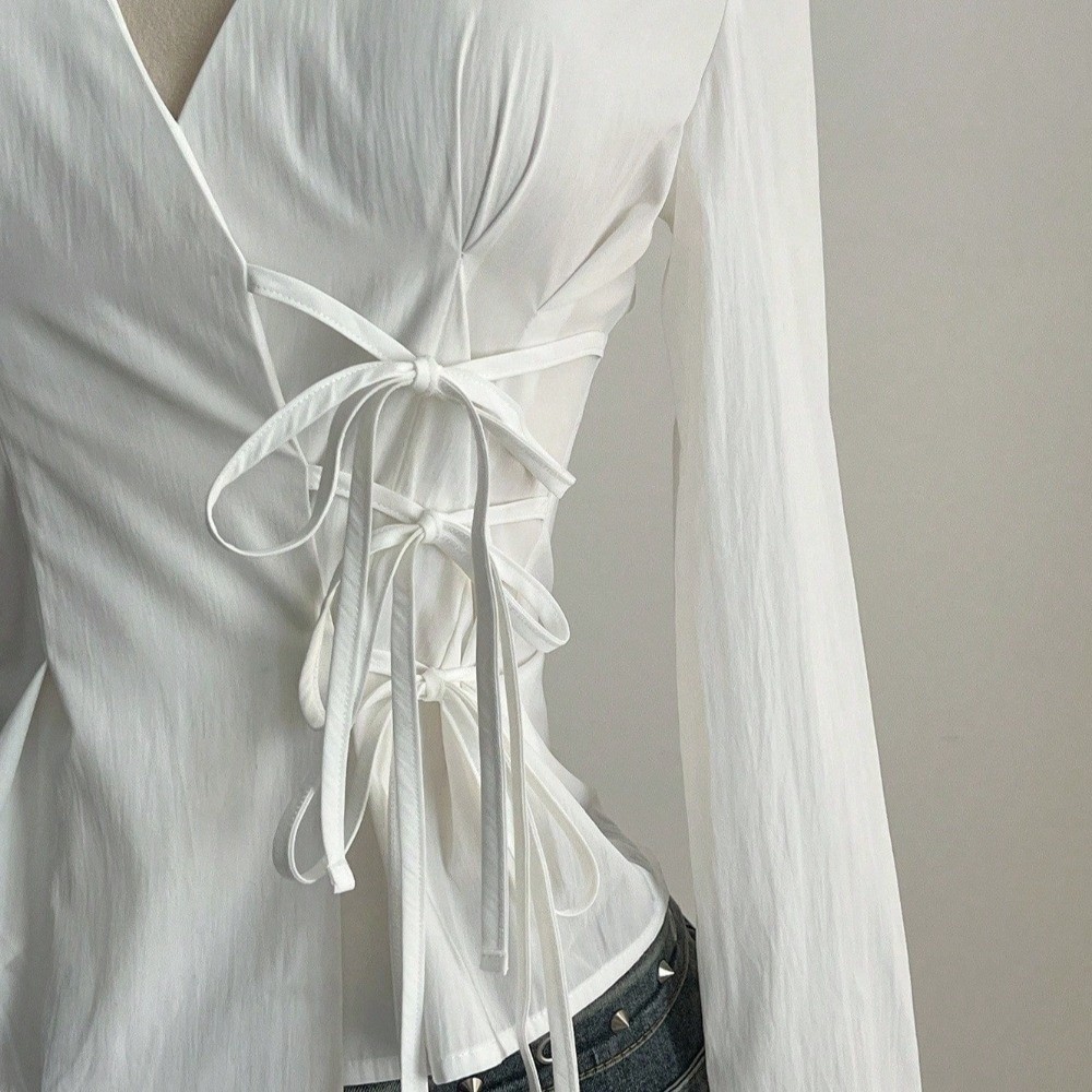 Camisa de Moda de Manga Larga, - Women'S Y2K Fashion Aesthetic reseña y precio