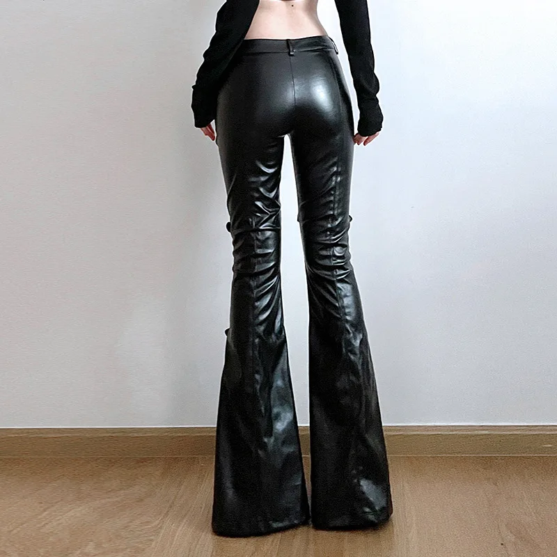 Pantalones acampanados de cuer - Women'S Y2K Fashion Aesthetic reseña y precio