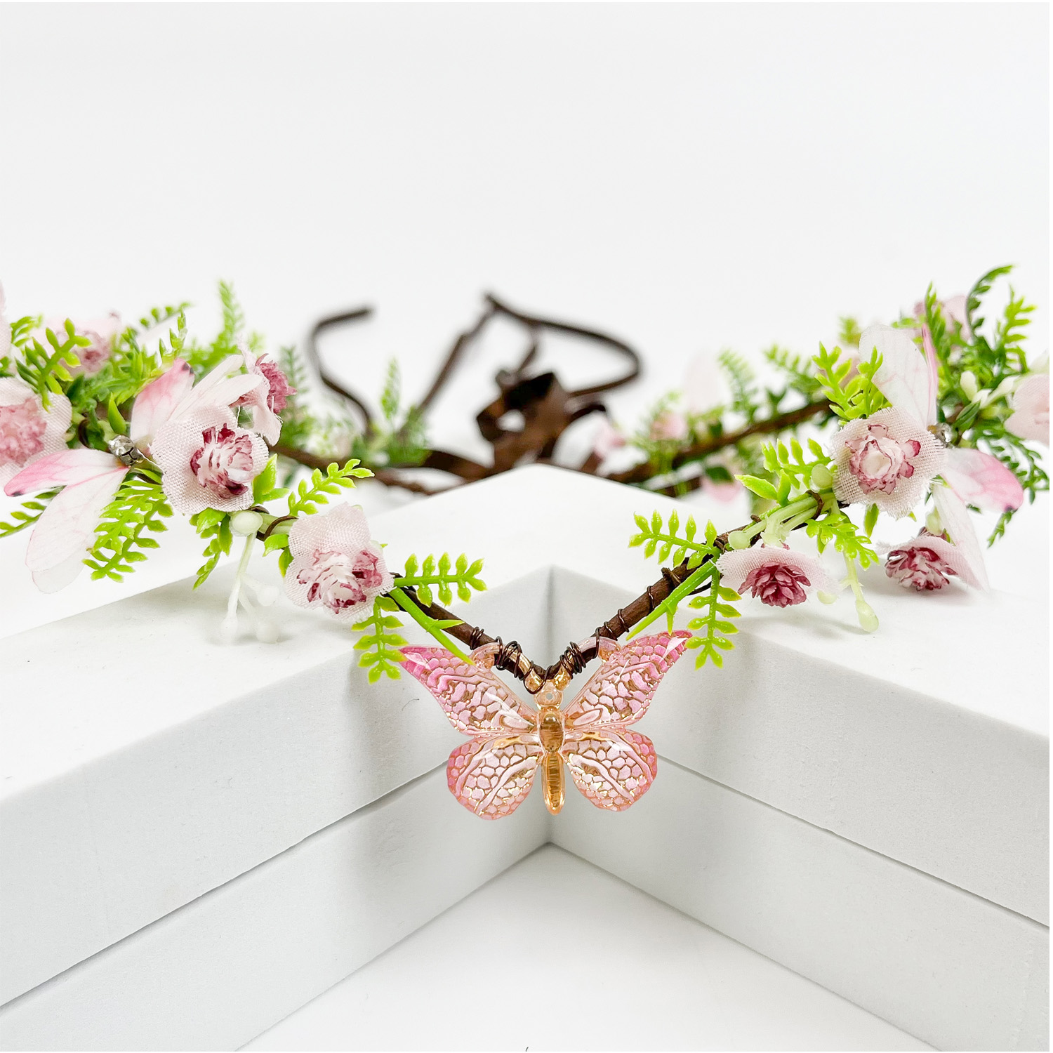 Corona de hadas de flores, cor - Women Fashion Photoshoot reseña y precio