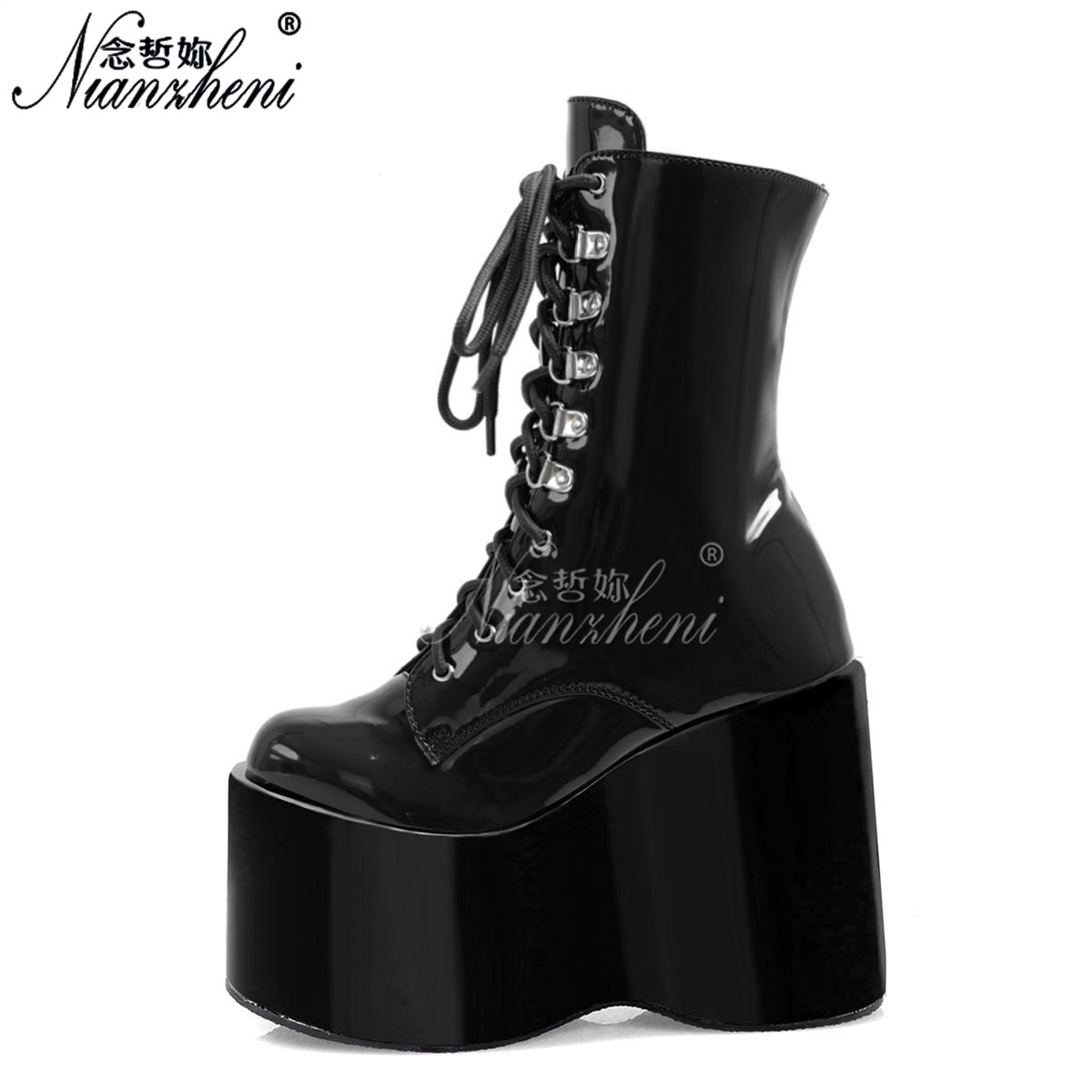 Botas de tacón alto de 12 cm c - Women Fashion Model reseña y precio