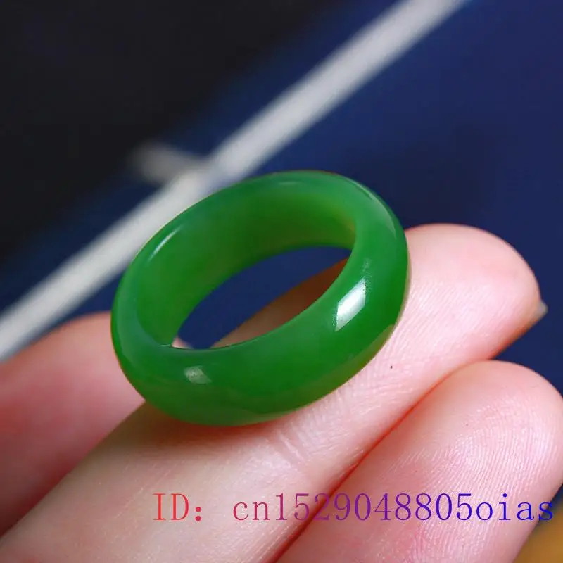 Anillo de Jade de Hetian verde - Women Fashion Rings reseña y precio